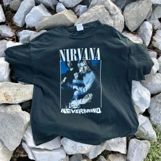 Vintage 90s Rare Nirvana Nevermind Mens Vintage T - Shirt Xl