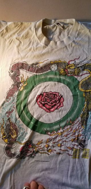 Vintage Grateful Dead T - shirt 1980s year of the dragon 46 86 xl 2