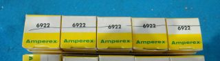 5 AMPEREX 6922 vintage radio etal vacuum tube as seen A (L1 3
