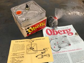 Oberg Tattle Tale Oil Filter 600 Series 6” Vintage Cast Nos