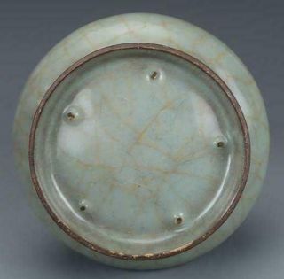 Chinese Song Dynasty Guan Kiln Green Glaze Porcelain Vase. 6