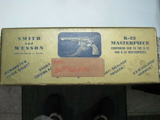 Smith & Wesson K - 22 Masterpiece Target Revolver Box 1963