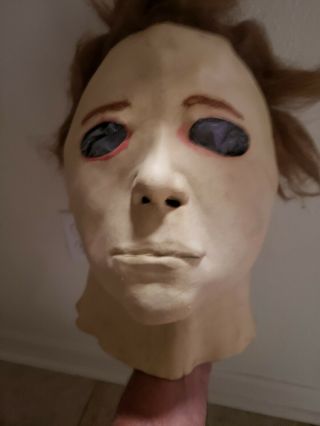 Vintage Don Post 1985 " The Mask " Michael Myers Halloween Movie Mask Great Shape