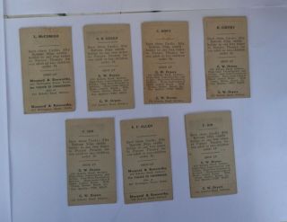 AFL VFL WAFL OLD RARE FOOTBALL CARDS 1920s 30s 2