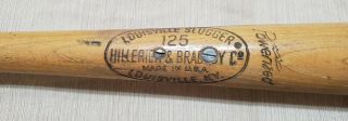 1964 Mickey Mantle Vintage Louisville Slugger K55 College Baseball Bat 4