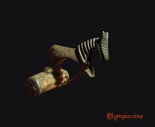 Remarkable Ancient Roman Zoomorphic Bronze Horse Fibula