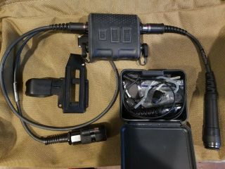 Invisio V60 PTT w/ Rare Peltor Adapter,  Full Kit,  CAG NSWDG SOCOM 2