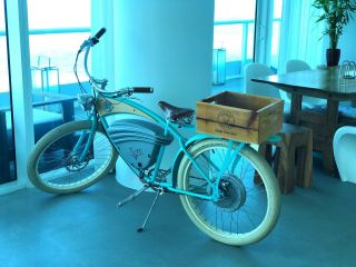 Vintage Electric Bicycle - Tifanny Blue - ($3,  995)