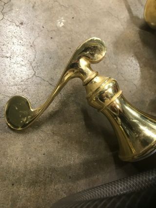 2 Vintage Kohler Gold Plated Faucets Good Retro Brass 4