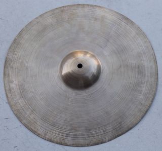Rare Vintage 20s - 30s Avedis Zildjian Co 12 " Crash Cymbal Misstamp Misprint 434 G