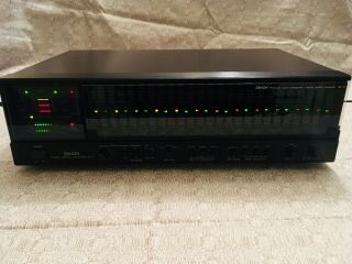 Vintage Denon De - 70 Stereo Graphic Equalizer Tested/working