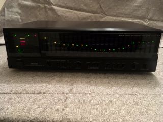 Vintage Denon DE - 70 Stereo Graphic Equalizer Tested/Working 2
