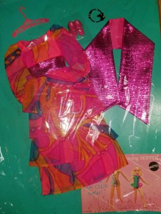 Vintage Mod Barbie Outfit 1971 Dancing Lights 3437 Nrfp Extremely Rare