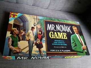 Vintage Mr.  Mister Novak Board Game Transogram 2 - 4 Players Ages 8 - 15 Nbc Tv Rare