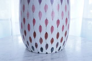 Aldo Londi Multi - Colored Feather Table Lamp Base Bitossi Plume Ceramic Italy MCM 7
