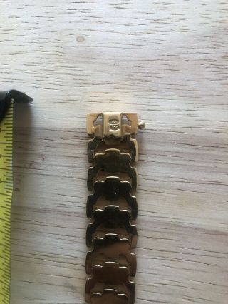 Vintage Georg Jensen 18K / 750 Gold GJ Bracelet 8