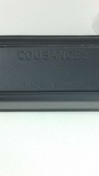 Vintage COUSANCES Le Creuset Cast Iron BREAD PAN RECTANGLE LOAF France 4