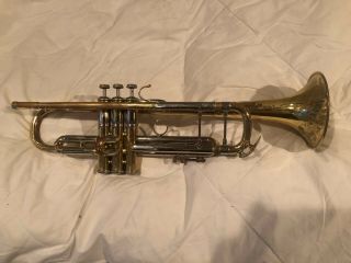 Vintage Bach Stradivaius B - Flat Trumpet Ca.  1965 Ml Bore,  37 Bell