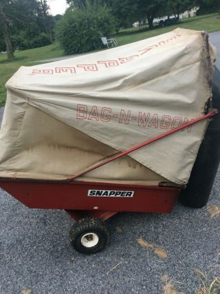 VINTAGE Snapper Riding Lawn Mower - 33” 12hp Honda,  leaf wagon coatesville Pa 6