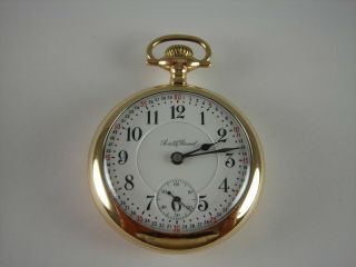Antique 18s South Bend 17 Jewel Rail Road Pocket Watch.  The Studebaker 323.  1908