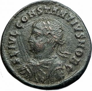 Constantius Ii Constantine The Great Son 325ad Ancient Roman Coin Gate I80233