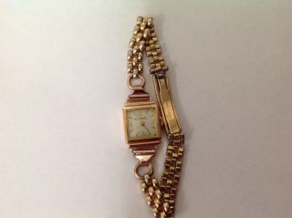 E.  Borel Vintage Ladies Watch 18k Solid Gold Case