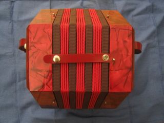 Vintage Concertina Made In Italy