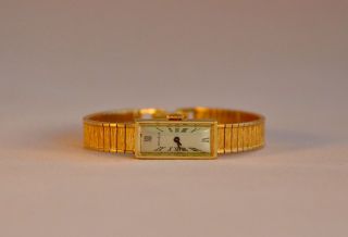 Rare Vintage Hammerman Brothers Swiss Watch 14k Solid Gold - (not Scrap) Wms S