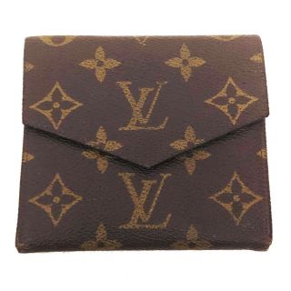 $465 Vintage Louis Vuitton Monogram Double Sided Wallet