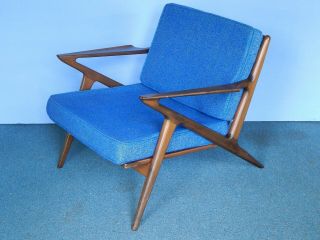 vtg Poul Jensen Selig chair z mid century modern danish lounge 5