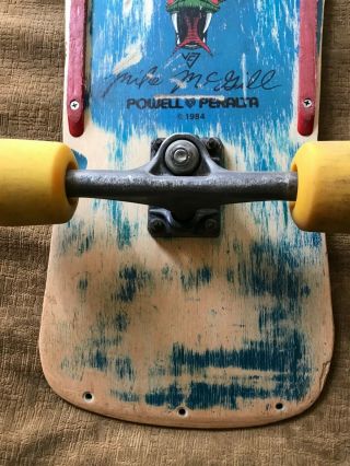Vintage Mike McGill,  Powell Peralta Skateboard,  Gullwings,  Powell Street Cubics 3
