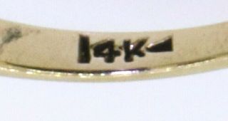 Antique Victorian 14K 2 - tone gold 1.  1CT diamond wedding/engagement ring size 6.  5 5