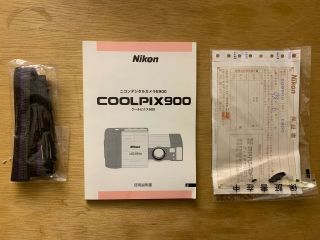 Nikon COOLPIX 900 (E900) Digital Camera with CF Card VINTAGE Japanese model 6