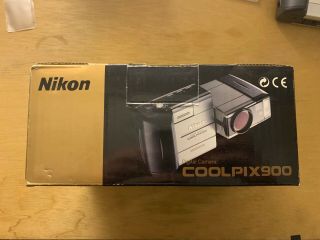 Nikon COOLPIX 900 (E900) Digital Camera with CF Card VINTAGE Japanese model 7