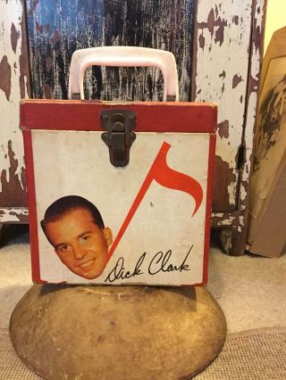 Vintage Dick Clark 45 Rpm Record Carrying Case 1950 