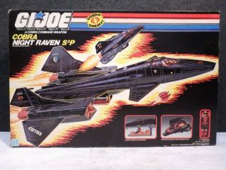 Vintage Factory 1987 Hasbro Gi Joe Cobra Night Raven S3p