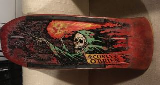 Vintage Santa Cruz Corey O’brien Skateboard Deck Og Not Reissue