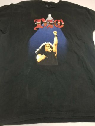 Vtg 90s Dio To Hell And Back Tour Shirt Heavy Metal Rock Band Concert Mens 2xl