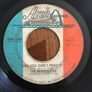 Rare Northern Soul 45 The Montclairs - Hey You Don 