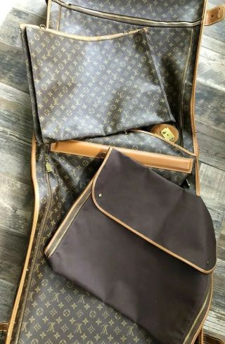 Rare Authentic Vintage Louis Vuitton Hanging Bag Suitcase Luggage