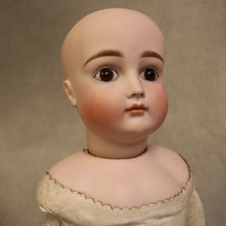 19 Inch Closed Mouth Kestner Marked XII German Bisque Doll Sailor Costume c.  1890 12