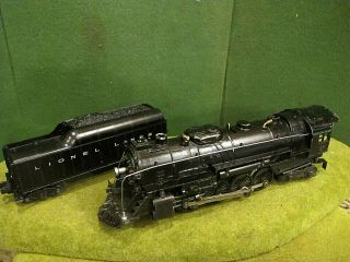 Vintage O Lionel Berkshire Steam Locomotive No.  726rr 2 - 8 - 4 With Tender 2046w