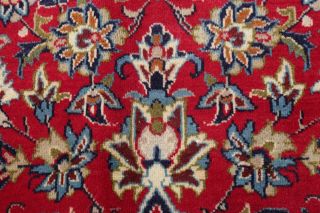 Traditional Floral RED Najafabad Area Rug VINTAGE Hand - made Oriental WOOL 10x14 10