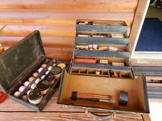Vintage Mortuary Makeup Cosmetic Kit - Funeral Home