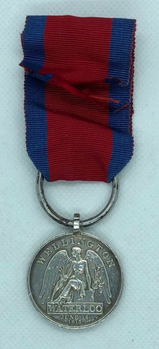 1815 Waterloo Medal - 4th Line Battalion - RARE. 2