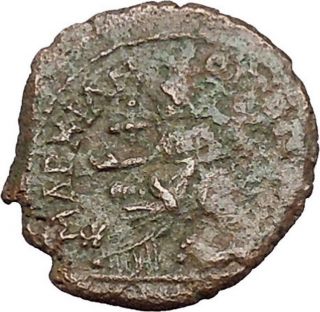 Septimius Severus 193ad Cybele Lion Marcianopolis Ancient Roman Coin I41426