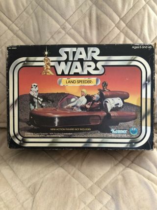 Vintage Kenner Star Wars 1977 Landspeeder Box Land Speeder