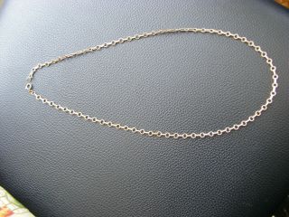 A Vintage 9ct Gold Hoop And Link Necklace,  23.  5 ",  14.  3 Grms Fully H/m