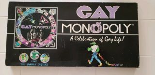 Gay Monopoly Parker Sisters A Celebration Of Gay Life Vintage 1983 Rare