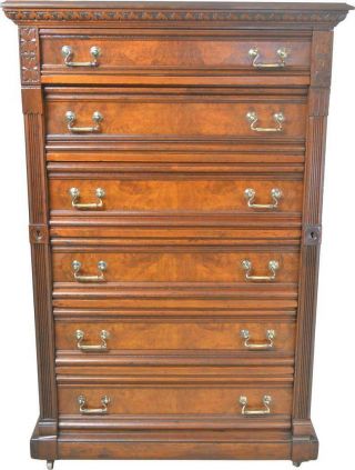 17649 Victorian Lock Side Chest – 6 Drawers